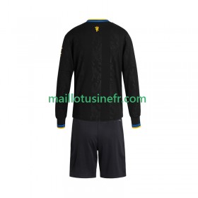Maillot de Foot Manchester United Troisième 2025-26 Manches Longues - Enfant